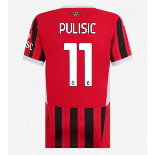 AC Milan Christian Pulisic #11 Domaci Dres za Ženska 2024-25 Kratak Rukav